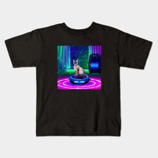 Cyberpunk Kitty Kids T-Shirt